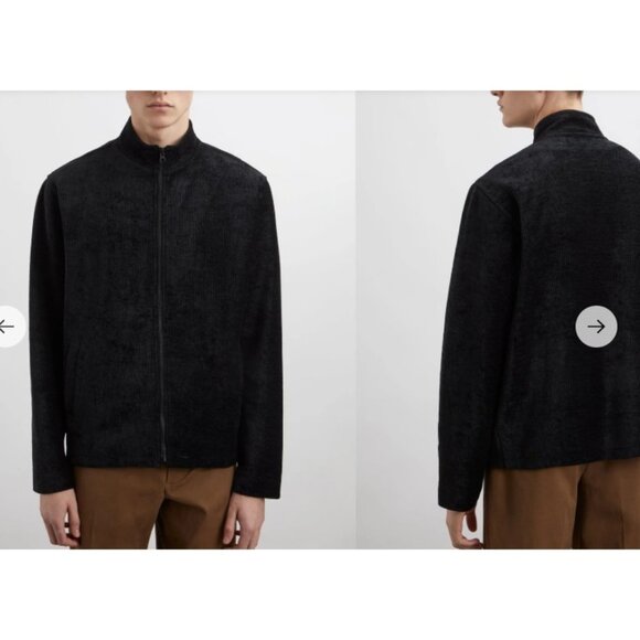 YMC Interceptor Velour Corduroy Jacket Sz M color Black NWT MSPR 295